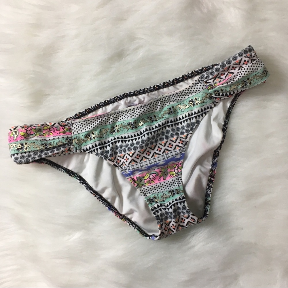 Printed Bikini Bottoms